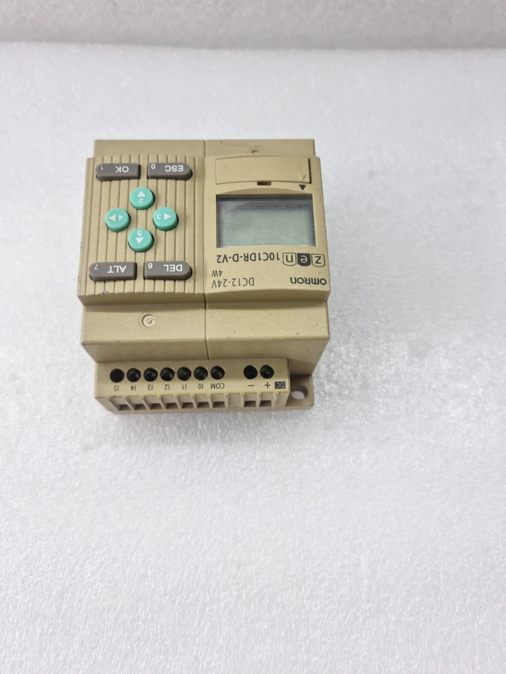 OMRON ZEN-10C1DR-D-V2 CPU UNIT DC12-24V 4W (USED WORKING) ZEN10C1DRDV2